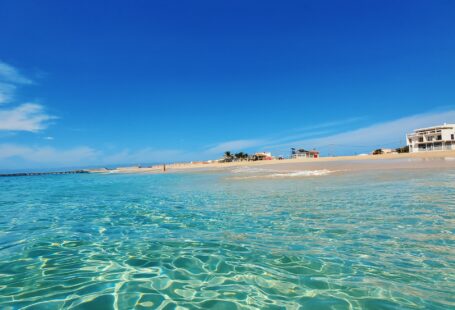 cape verde island with clear sky