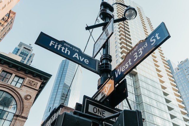 new york street signs